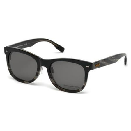 ZEGNA COUTURE Sunglasses ZC0001 05D Black 55MM