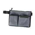 thumbnail image 4 of Bolsa de cintura para enfermera, bolsa de almacenamiento médica portátil de tela de nailon para guantes, herramienta y bolígrafo Gris, 4 of 8
