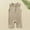 Gray, variant on CheerKidz Toddler Baby Girls Boys Sleeveless Romper Solid Color T-Shirt Jumpsuit for Lightweight Comfort and Stylish Summer Outfits 0-24 Months(Brown,3-6 Months)