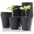 thumbnail image 4 of 300 Pcs Pots de Pépinière en Plastique Dégradable Pot de Démarrage Pot de Nutrition pour Fleurs de Jardin, 4 of 5