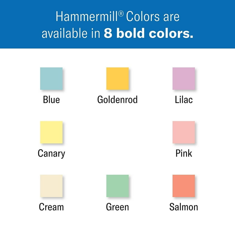 Hammermill Colors Recycled Copy Paper - Blue - Legal - 8 1/2 Hammermill Colors Recycled Copy Paper - Blue - Legal - 8 1/2