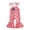 Red, variant on Mothers Day Outfit Baby Girl Overalls I Love My Mom Romper Gingham Bell Bottom Suspender Jumpsuit