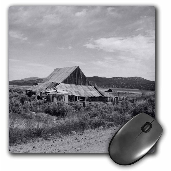 3dRose, An old farm shed on some property on a road less traveled in UT, MousePad