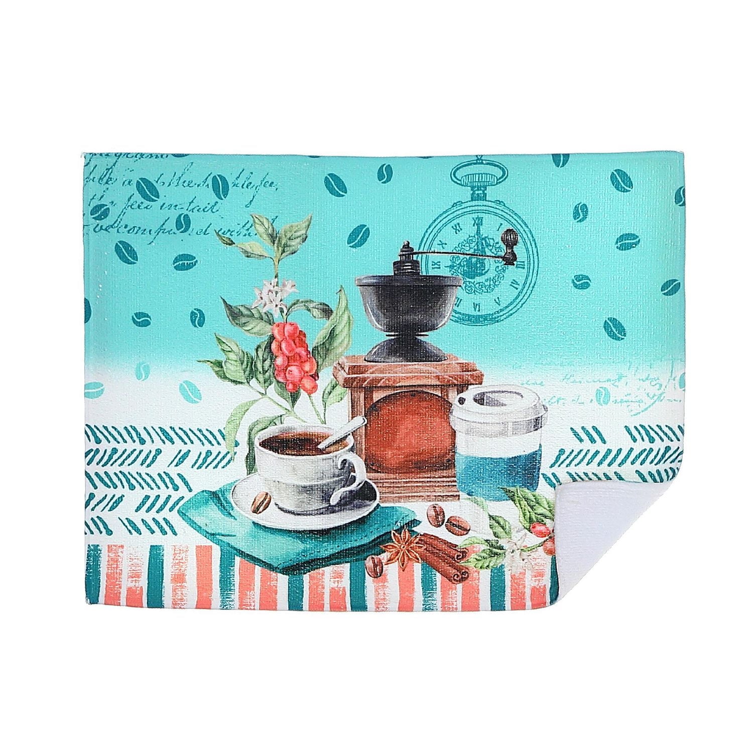 IH Casa Decor Microfibre Drying Mat Coffee To Go - Set of 2