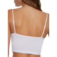 thumbnail image 2 of Womens Square Neck Hanky Hem Crop Top, 2 of 2