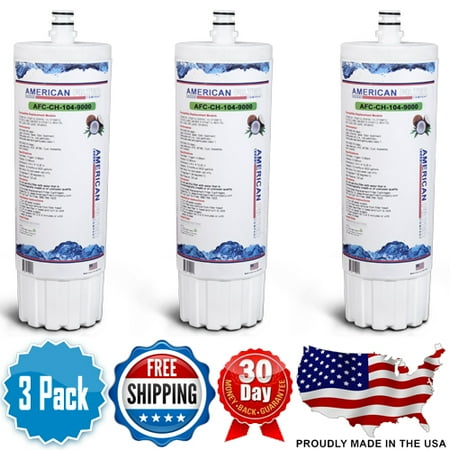 

55817-05 Water Filters (made by American Filter Company™ Model # AFC-CH-104-9000 Comparable to Cuno® 55817-05) Made in U.S.A - 3 Filters