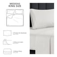 thumbnail image 2 of Juego De Sábanas Mainstays King Size Dots Gris Blanco, 2 of 4