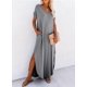 thumbnail image 2 of Vestido largo Dokotoo Summer Vacation Resort Wear gris XL, 2 of 5