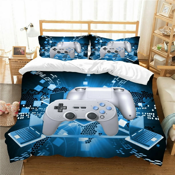 Fashionable Bedding Cover Set Unique Washable Game Handle And Computer  Printed Decoration Bedding,Twin (68x86) 