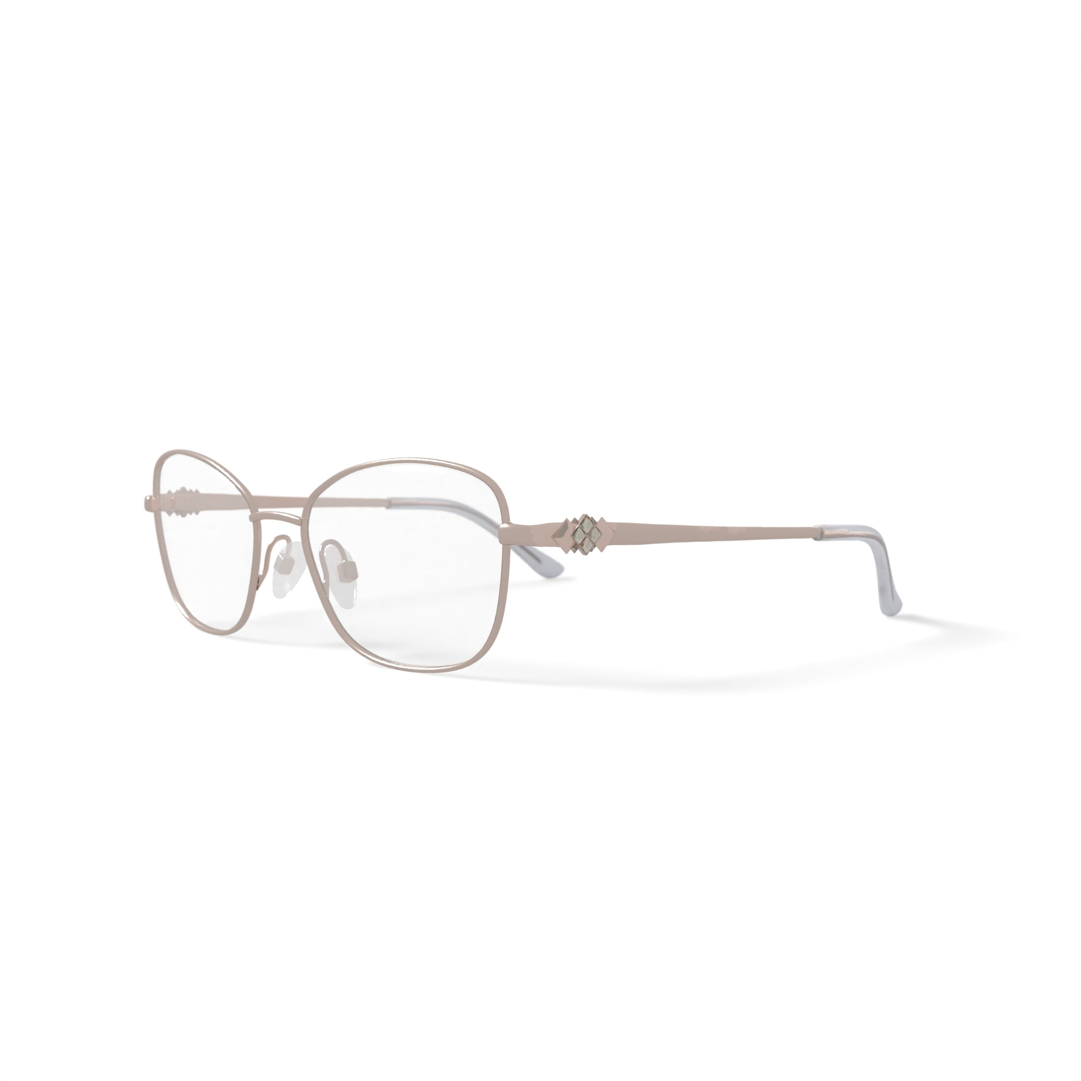 Walmart Women's Eyeglasses, MK10413, Gold, 53-16-135, with Case