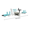 thumbnail image 4 of 1 PCS Leg Stretcher- 330.7lbs Heavy Duty Split Machine for Leg Stretching- Flexibility Stretching Equipment- Ballet, Yoga, Dance, Martial Arts- Home Yoga Gym(Cyan), Load Capacity: 150kg/330.7lbs, 4 of 9