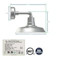 thumbnail image 2 of Cocoweb 14" Vintage LED Gooseneck Light in Silver with Cosmopolitan Arm, 2 of 6