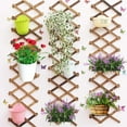 thumbnail image 7 of GrowAlong Brown Wood Rectangle Trellis for Climbing and Air Plants Outdoor Vertical Rack Wall Decor, 7 of 7