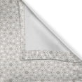 thumbnail image 6 of Ambesonne Moroccan Valance & Curtain, Classical Line Pattern, 55"x45", Taupe White, 6 of 6