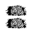thumbnail image 2 of DYNWAVECA 2Pcs Stickers Decals Vehicle Body Side Stickers Creative Gift Versatile Decoration for Motorhome Auto Outdoor Black, 2 of 10