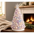 thumbnail image 2 of DIY Beaded Christmas Tree Craft Kit for Adults, 3D Pearl Beaded Tree Making Set, Complete Handmade Tabletop Ornament for Home Office Holiday Display(A1), 2 of 5