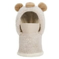 thumbnail image 3 of jobturf Kids Balaclava Fashion Cute 3 in 1 Beanie Hat with Scarf and Mask Thickened Warm Windproof Winter Hats for&nbsp;Girls Boys 4-10&nbsp;Years, 3 of 7