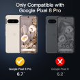 thumbnail image 2 of JETech Case for Google Pixel 8 Pro 6.7-Inch 2023, Heavy Duty Dual-Layer Protection, Rugged Tough Shockproof Phone Cover with Matte Design (Porcelain), 2 of 6