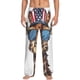 thumbnail image 1 of Balery American Giraffe Style Pantalones de pijama para hombre, pijama ultraligero, pantalón de descanso-XX-Large, 1 of 6