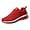 Red, variant on Womens Slip On Sneakers Lightweight Walking Tennis Shoes Casual Air Sneakers Non Slip Work Shoes Athletic Shoes