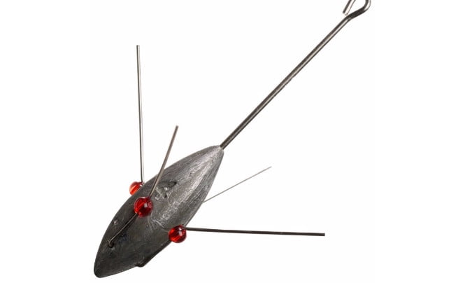 Sea Striker Sputnik Long Top Wire Anchor Sinker Fishing Weight, 4 Ounces