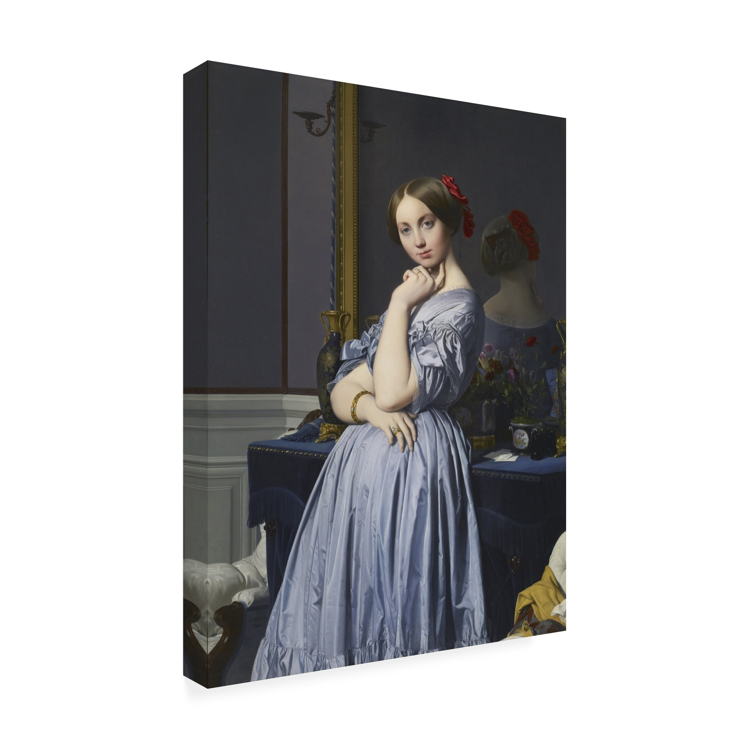 Ingres 'Comtesse De Haussonville' Canvas Art