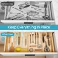 thumbnail image 4 of Separadores de cajones Vtopmart Kitchen ajustables de 2,3 cm, paquete de 8, 4 of 7