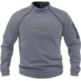 thumbnail image 1 of ORUYROP Tactical Combat Fleece Pullover Jacket Men Military Athletic Sport Jumper Tops Army Windproof Sweaters, 1 of 5