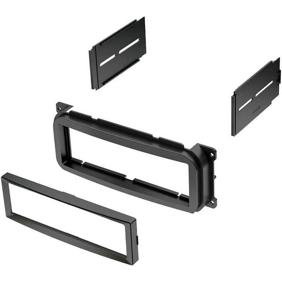 Single DIN Car Stereo Radio Installation Dash Kit for Select 1998 1999 2000 2001 2002 2003 2004 2005 2006 2007 Jeep Chrysler Dodge