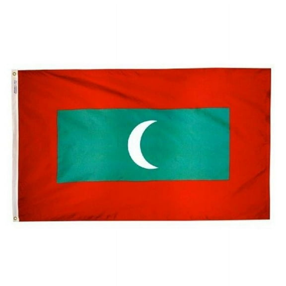 Annin Flagmakers 195348 2 ft. X 3 ft. Nyl-Glo Maldives Flag