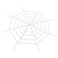 thumbnail image 6 of Spider Webs Halloween Decorations Outdoor, 8.2ft White Fake Spider Web, Scary Haunted House Outdoor Wall Decor for Halloween Party Hanging Decorations, 6 of 7