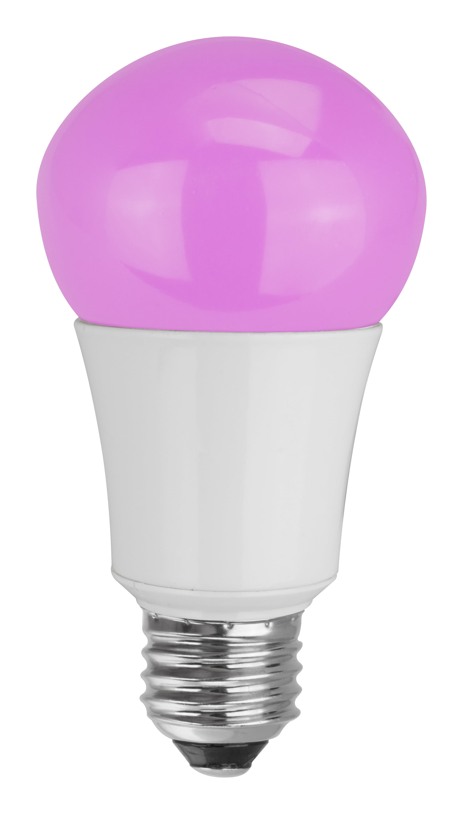 Great Value LED A19 (E26) Light Bulb,9 Watts, Pink