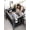 Black, variant on BIUSIKAN 3 in 1 Baby Bassinet, Rocking Bassinet Bedside Sleeper with Comfy Mattress and Breathable Mesh, 6 Height Adjustable & Upgraded Wheels Portable Bedside Crib for Newborn