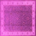 thumbnail image 1 of Ahgly Company Indoor Square Oriental Pink Traditional Area Rugs, 5' Square, 1 of 4