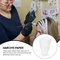 thumbnail image 4 of OUNONA 50 Sheets Hair Dye Paper Sheets White Rectangular For Professional Use In Salon Tools, 4 of 4