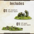 thumbnail image 3 of Wargames Delivered - Bolt Action Us Airborne Support Group (1944-45), 28mm Miniatures Wargaming, 1 Medic, Mortar & Bazooka Team, Bases, Digital Bundle - Action Figures Plastic Model Kit Warlord Games, 3 of 6