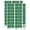 Dark Green, variant on Scanned Double Line Border Document Sticker Set - White - Matte Finish - 1.25" Mini