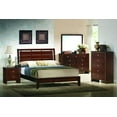 thumbnail image 1 of Jewel Cherry Panel Bedroom Set Special King 3 Piece: Bed, Dresser, Mirror, 1 of 13