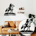 thumbnail image 7 of KAINSY Personalized Western Wall Decor Metal Signs, Rustic Cowboy Riding Silhouette, Cowboy Metal Name Sign Customized, Vintage Howdy Wall Art Gifts for Home Bedroom Speakeasy Decor Color08(10inches), 7 of 7