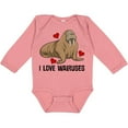 thumbnail image 3 of Inktastic Walrus Cute Arctic Animals Boys or Girls Long Sleeve Baby Bodysuit, 3 of 5