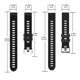 thumbnail image 2 of Reloj de silicona con patrón de rombos, pulsera, correa de silicona, reemplazo para Garmin / HUAWEI / Samsung 20 mm, negro Guardurnaity EL2641-01, 2 of 2