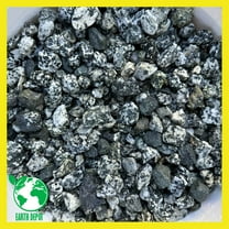 20 Pounds of Dalmatian Stones, Size 0.5" to 1", Rocks Gravel Pebbles for Landscaping, Gardens, Pond Water Features, Flower Beds, Pots, Decorative Walkways, Aquariums Terrariums