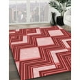 thumbnail image 3 of Ahgly Company Machine Washable Indoor Rectangle Transitional Red Area Rugs, 2' x 4', 3 of 7