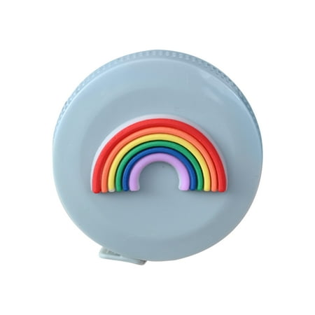 

1.5M Tape Measure Inch Cm Round Tape Automatic Retractable Soft Colorful Ruler Cartoon Plant Automatic Telescopic Measuring Tape Measuring Body Circumference