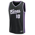 thumbnail image 2 of Youth Fanatics DeMar DeRozan Black Sacramento Kings Fast Break Replica Player Jersey - Icon Edition, 2 of 3