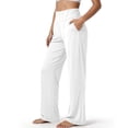 thumbnail image 4 of Evdexr Womens Wide Leg Sweatpants High Waisted Fold Over Pants Summer 2026 Baggy Lounge Trousers Stretch Elastic Loose Fit Workout Pant M, 4 of 4