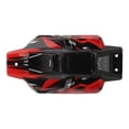 thumbnail image 1 of Carcasa de coche de PVC de alta resistencia al impacto, marco de carrocería de coche de control remoto de repuesto para coches RC SCY 16201PRO 1/16, color rojo, 1 of 14