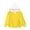 Yellow, variant on Gyujnb Long Sleeve Color Block Hoodie with Front Pocket Casual Lightweight Pullover (Toddler to Big Girls),2-3 Years