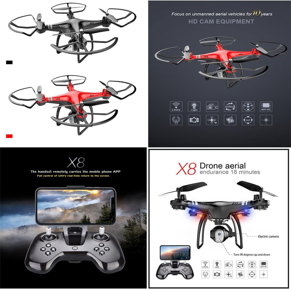 x8 rc drone