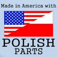 thumbnail image 2 of CafePress - Made In America With Polish Parts Body Suit - Baby Light Bodysuit, Size Newborn - 24 Months, 2 of 4